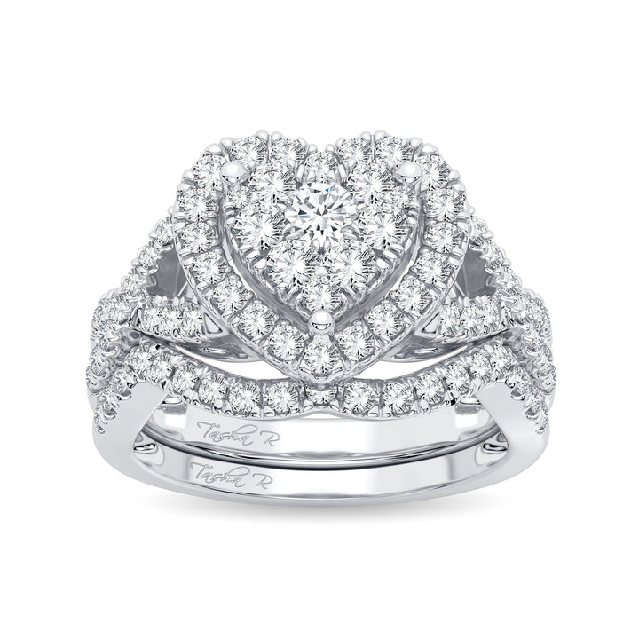 14K 1.00ct Diamond Bridal Ring