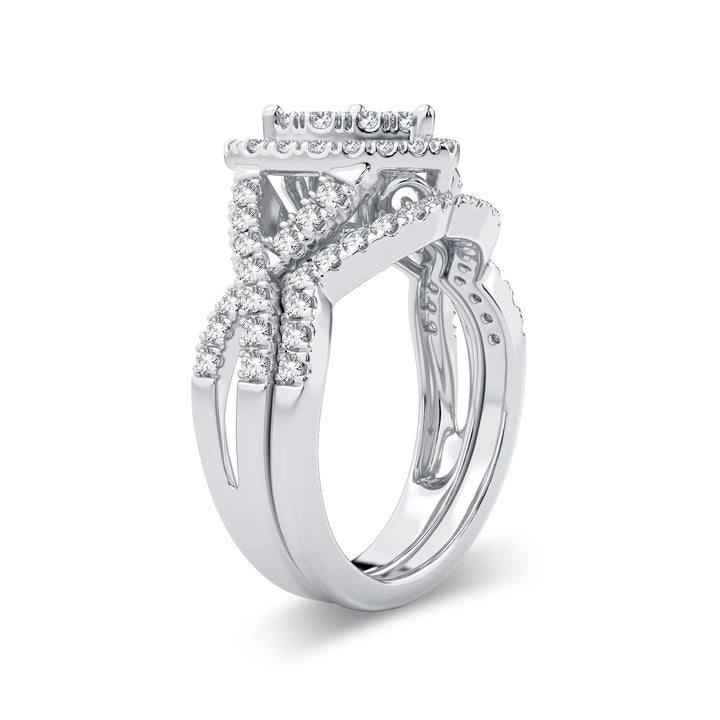 14K 1.00ct Diamond Bridal Ring