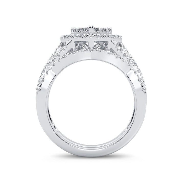 14K 1.00ct Diamond Bridal Ring