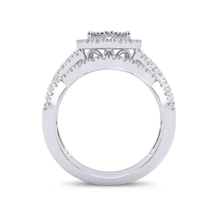 14K 1.00CT Diamond Bridal Ring