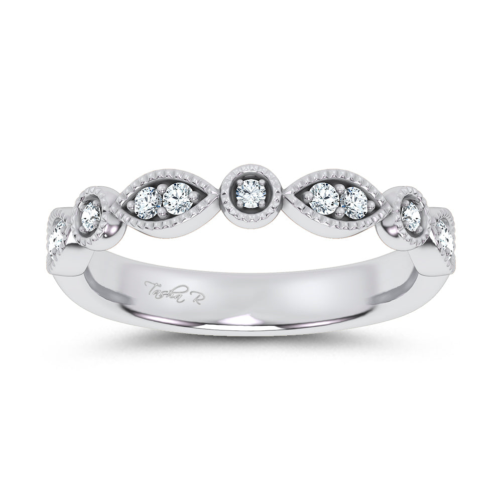 14K 0.17CT Diamond Band