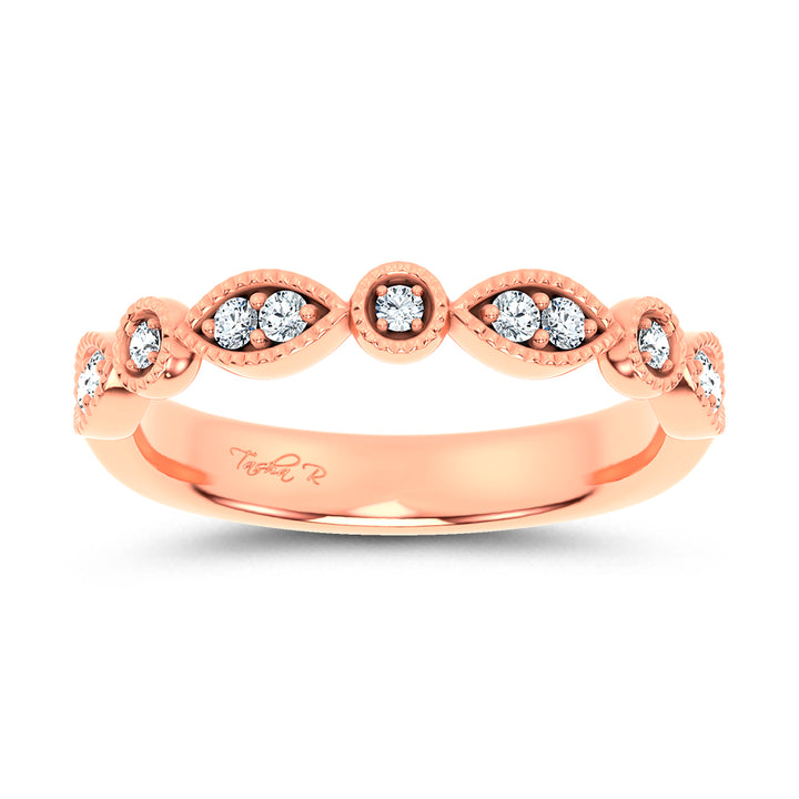14K 0.17CT Diamond Band