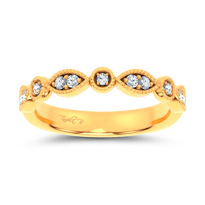 14K 0.17CT Diamond Band
