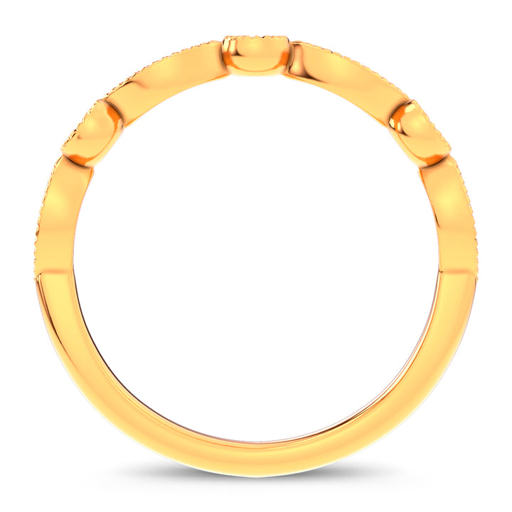 14K 0.17CT Diamond Band