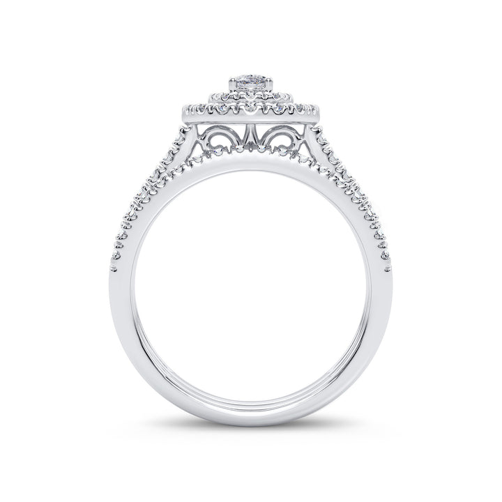 14K 1.00CT Diamond Bridal Ring