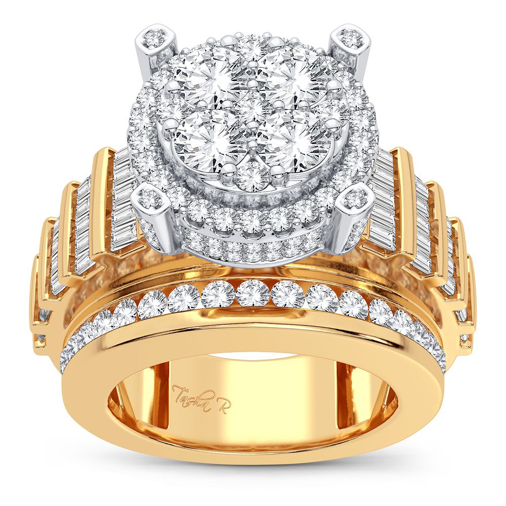 Beautiful 14K 3.40CT Diamond Ring
