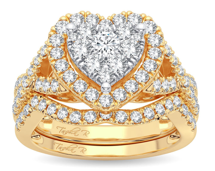 14K 1.00ct Diamond Bridal Ring