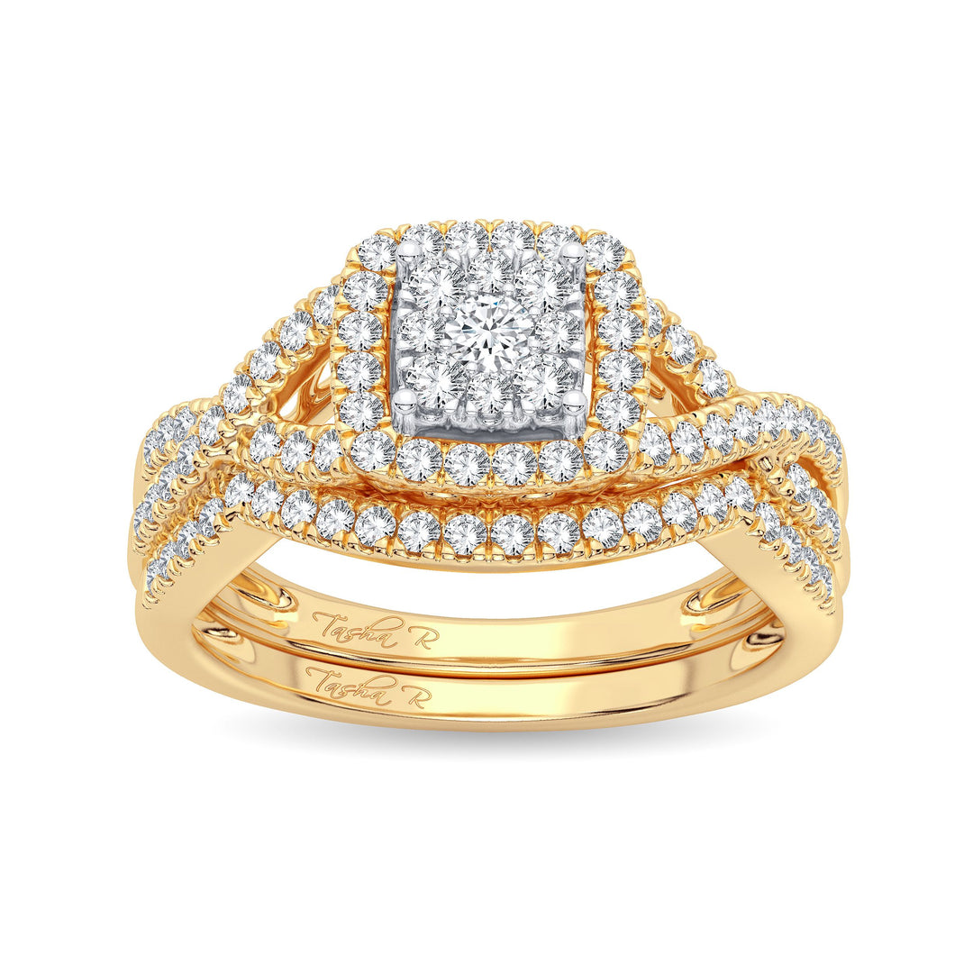 14K 0.50ct Diamond Bridal Ring