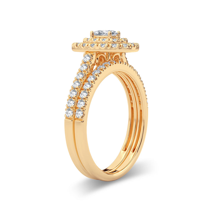 14K 1.00CT Diamond Bridal Ring