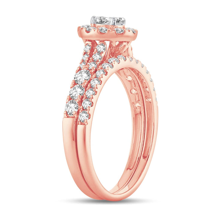 14K 1.00CT Fancy Cut Bridal Ring