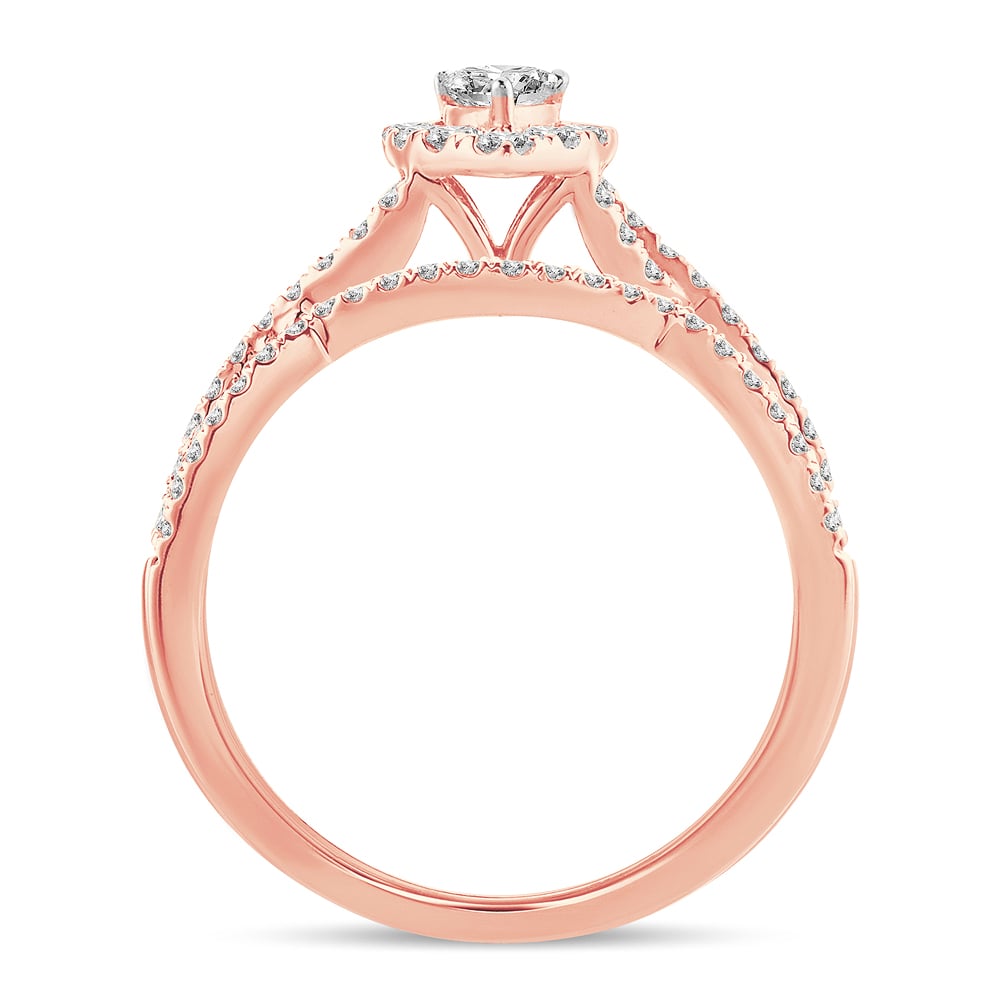 14K 0.75 Fancy Cut Bridal