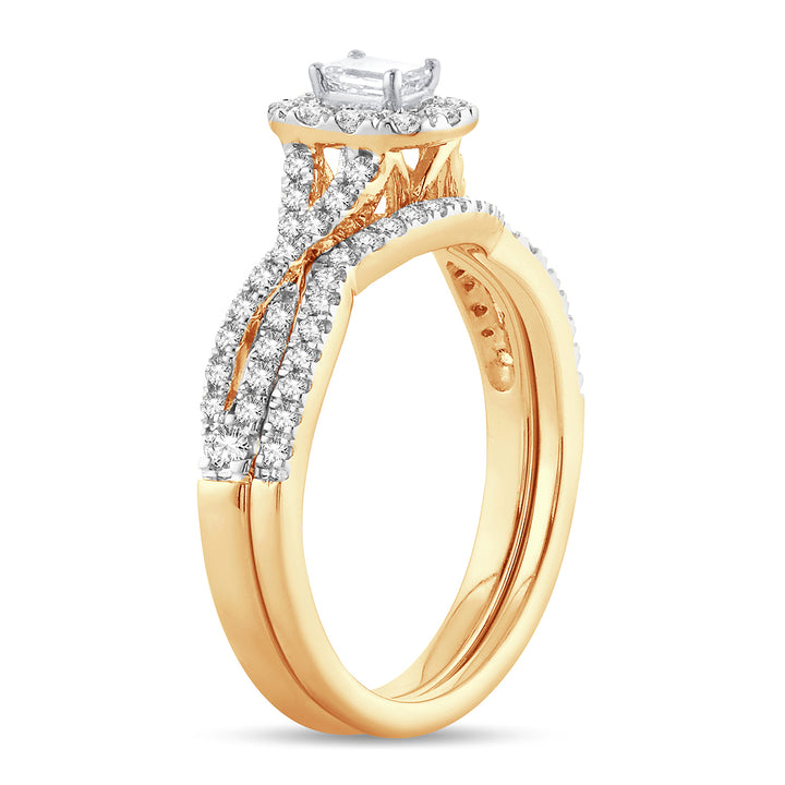 14K 0.75CT Diamond BRIDAL RING