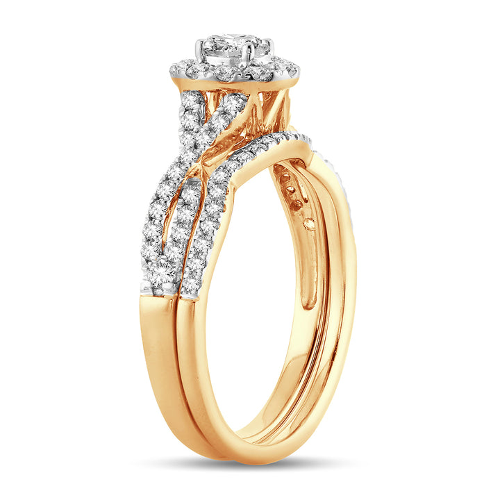 14K 0.75CT Diamond BRIDAL RING