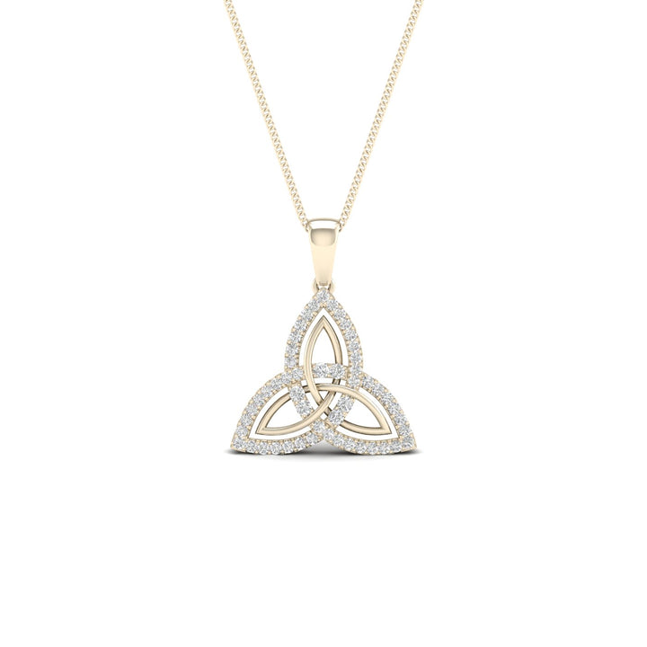 10K 0.15CT Diamond Pendant