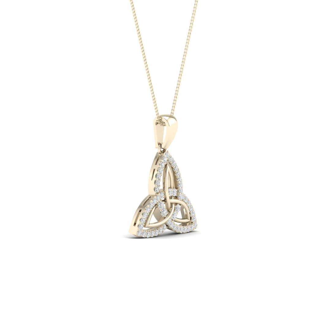 10K 0.15CT Diamond Pendant