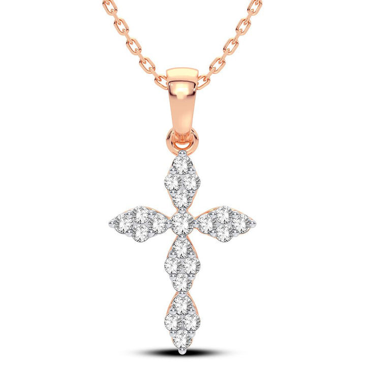 14K 0.25CT Diamond Pendant