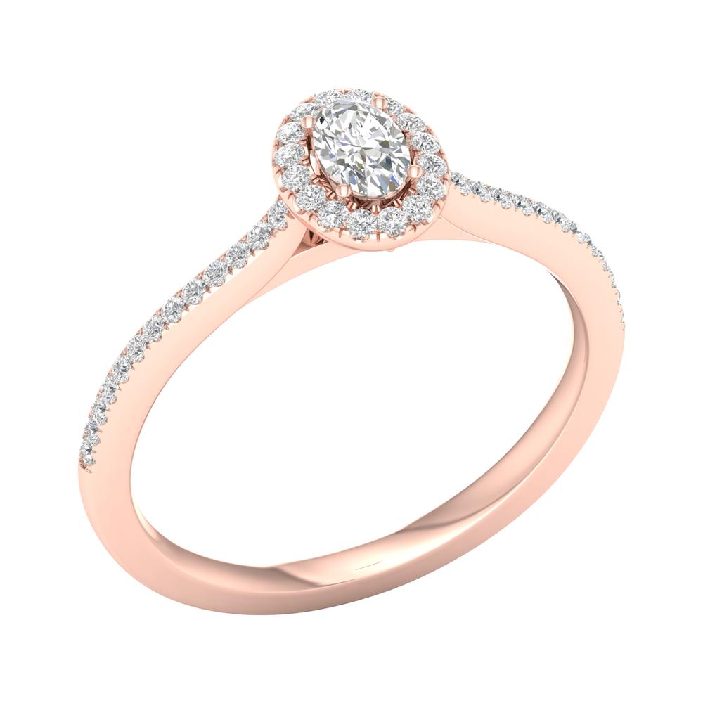 14K 0.33ct Diamond Ring