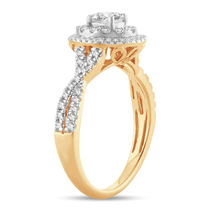 14K 0.75CT Engagement Ring