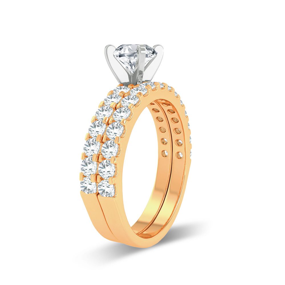 14K 1.00ct Diamond Mounting Ring