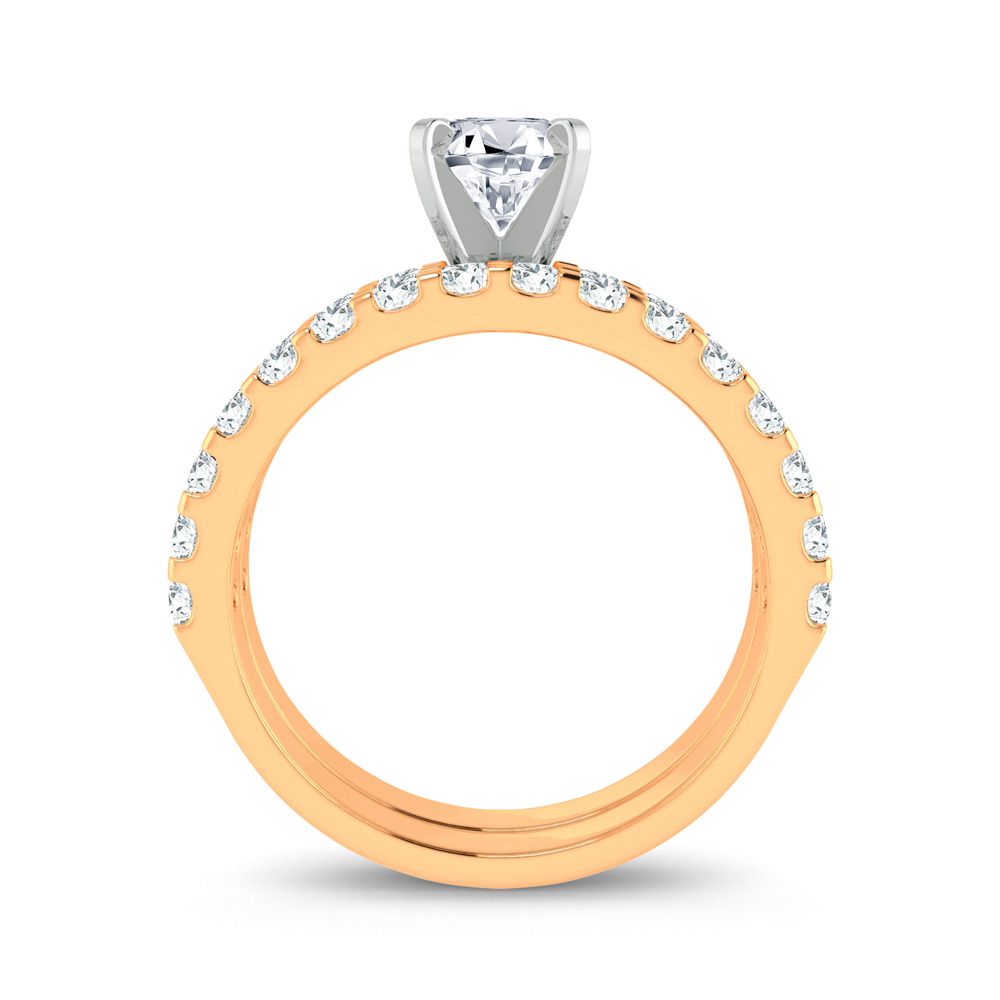 14K 1.00ct Diamond Mounting Ring