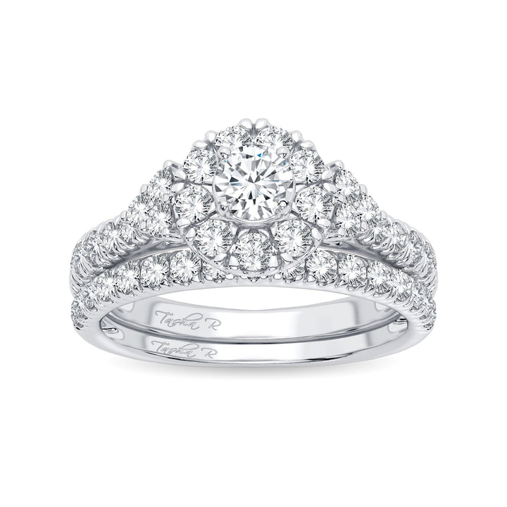 14K 1.00ct Diamond Bridal Ring