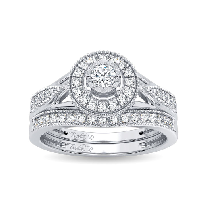 10K 0.36CT Diamond Bridal Ring