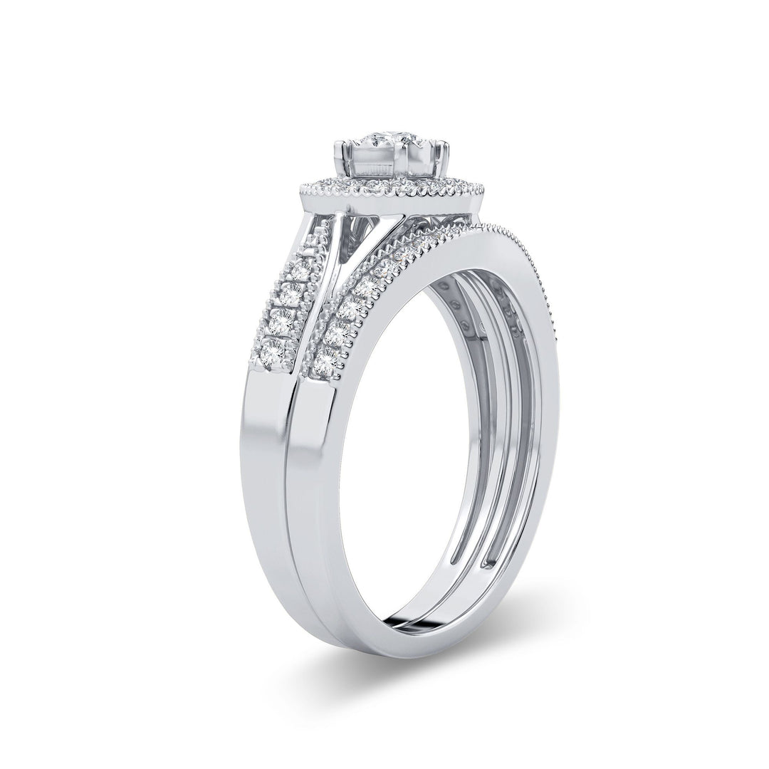 10K 0.36CT Diamond Bridal Ring