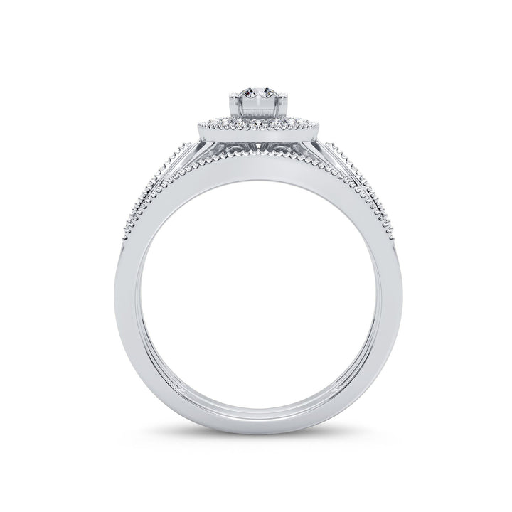 10K 0.36CT Diamond Bridal Ring