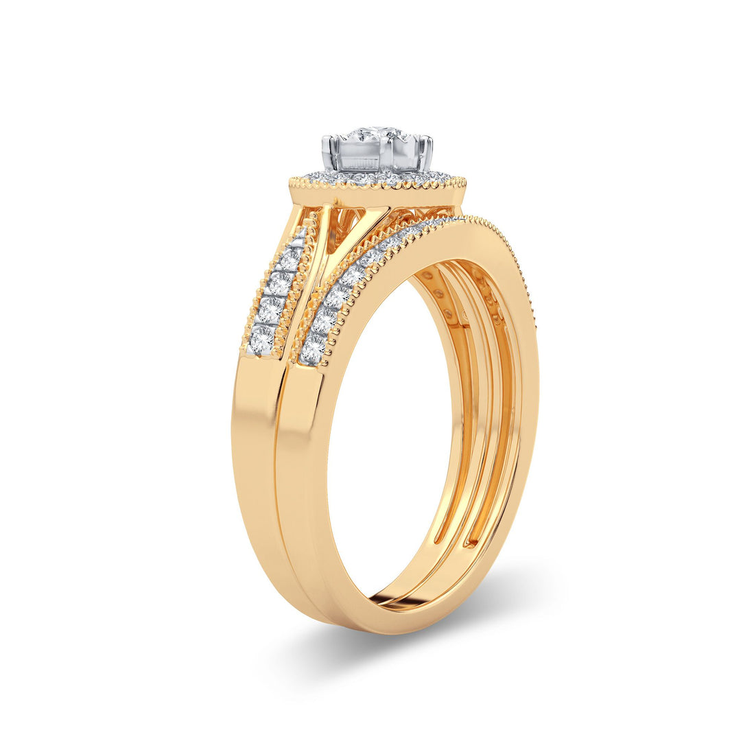 10K 0.36CT Diamond Bridal Ring