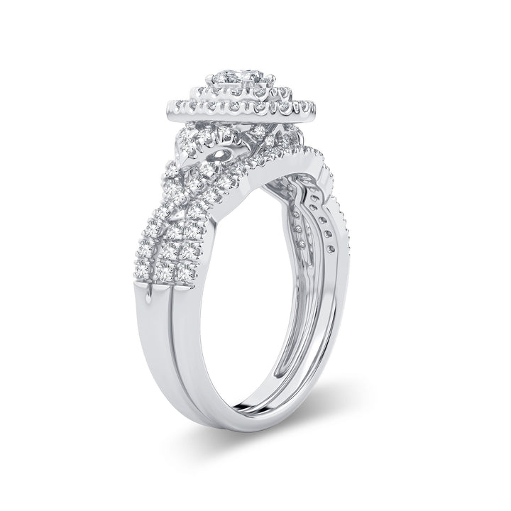 14K 1.00CT Diamond Bridal Ring