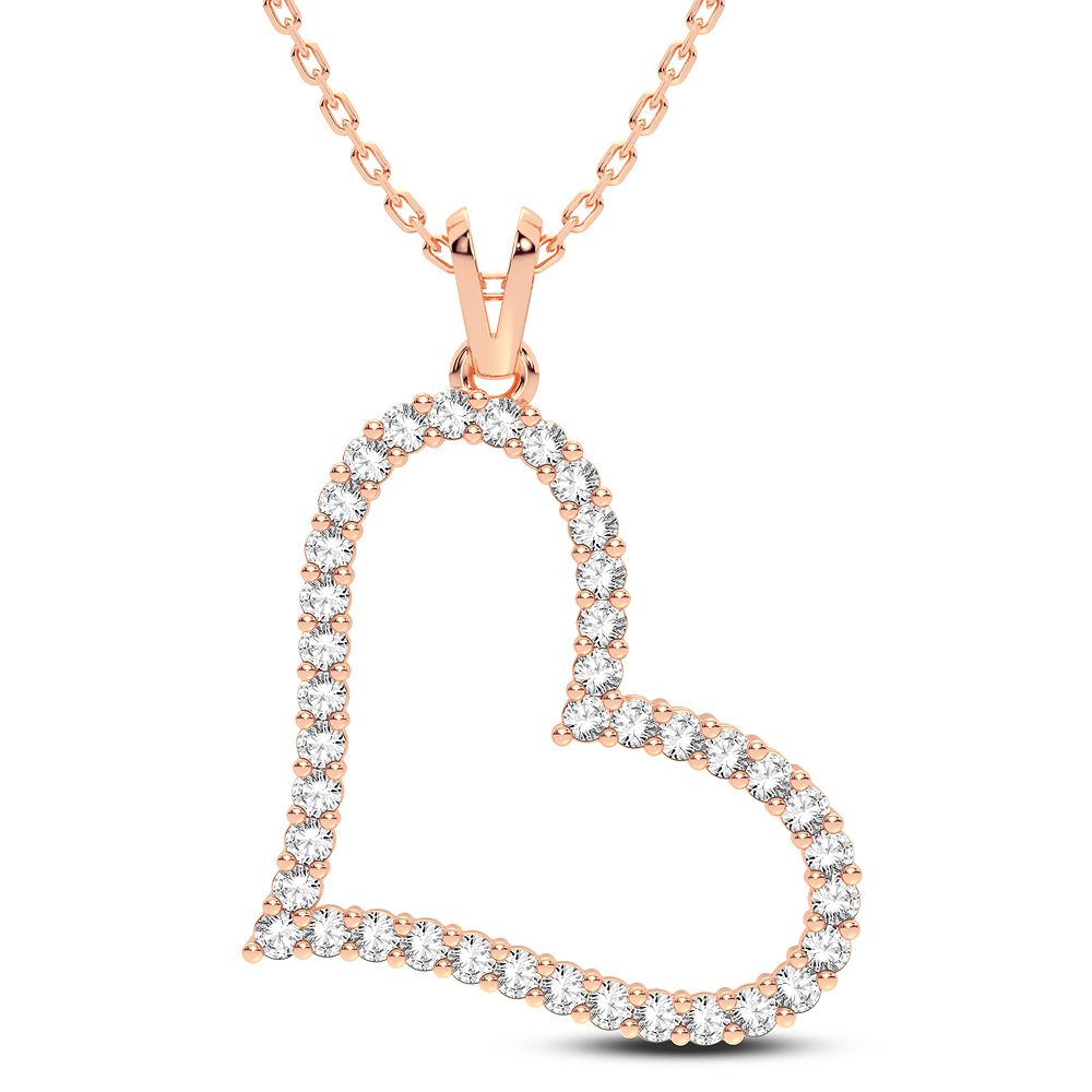 Elegant 14K 0.50CT Diamond Pendant