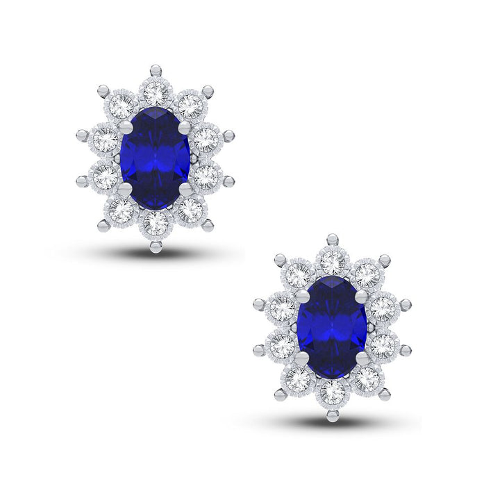 10K 0.08CT Diamond Earring