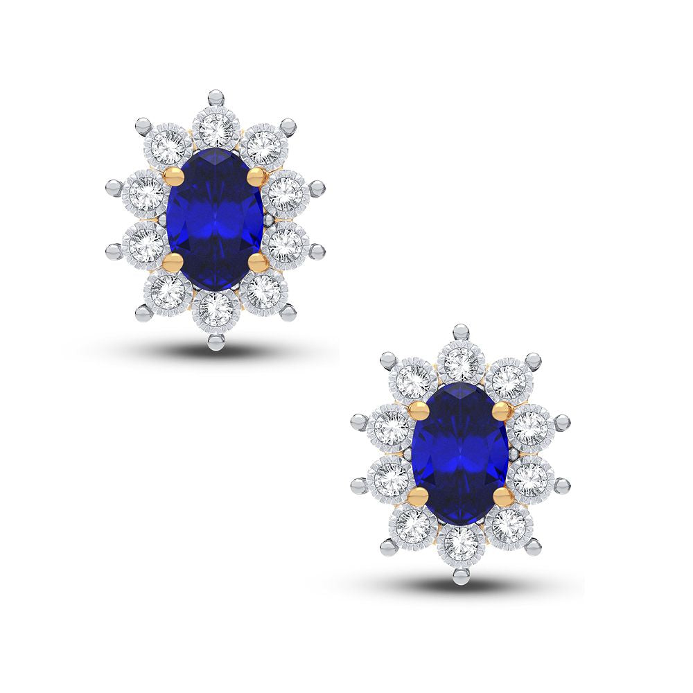 10K 0.08CT Diamond Earring