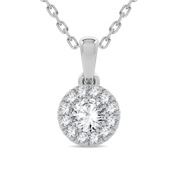 14K 0.33CT Diamond Pendant