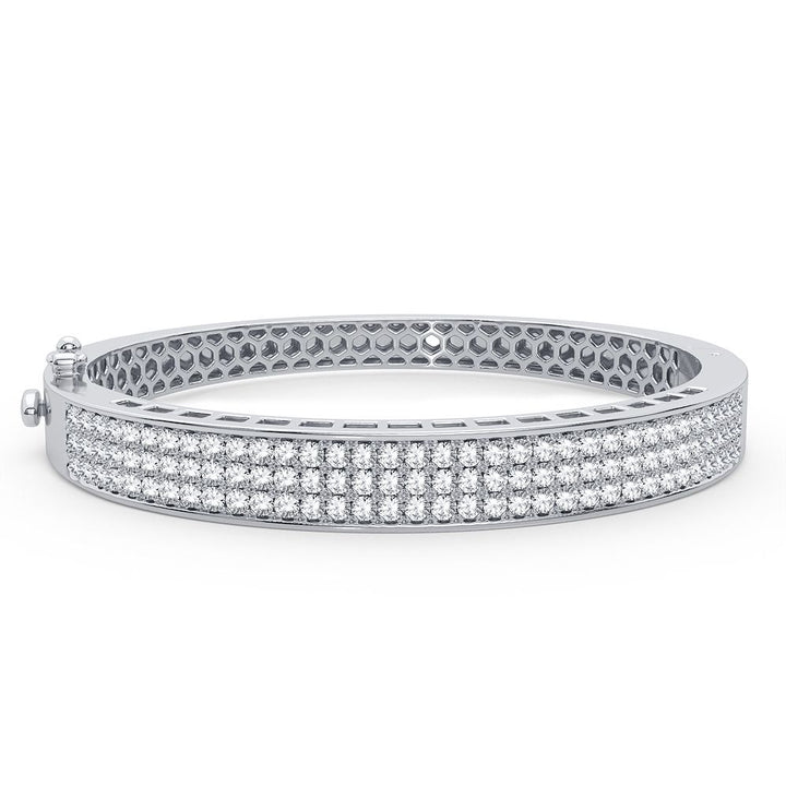 14K 3.00CT Diamond Bangle