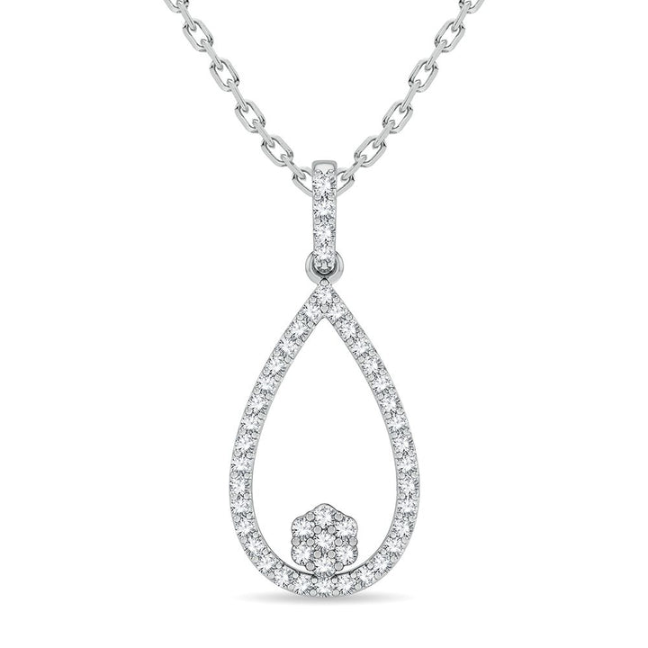 14K 0.05CT Diamond Pendant