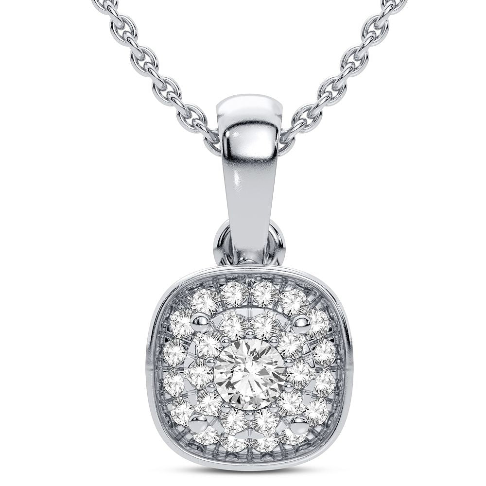 Dazzling 14K 0.13CT Diamond Pendant