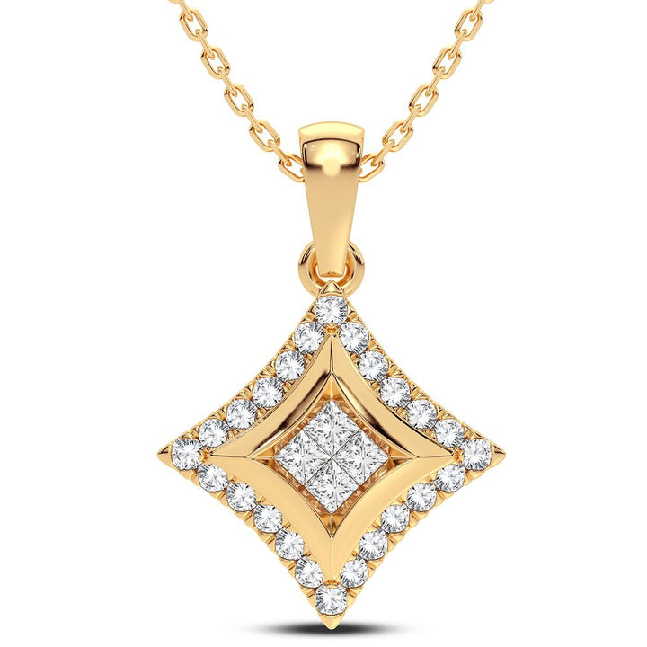 14K 0.25CT DIAMOND PENDANT