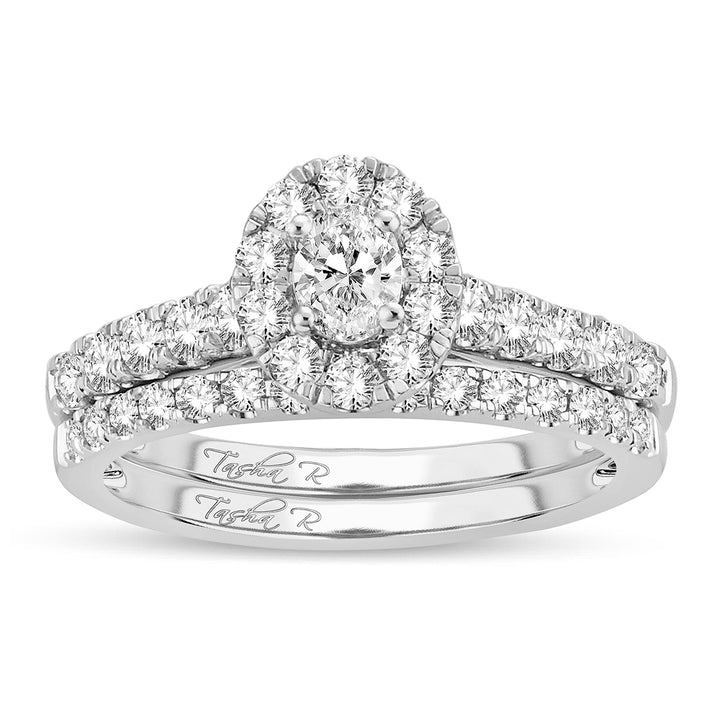 14K 1.00CT Fancy Cut Bridal Ring