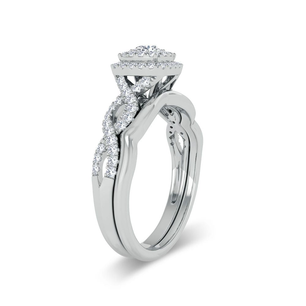 14K 0.33ct Diamond Bridal Ring