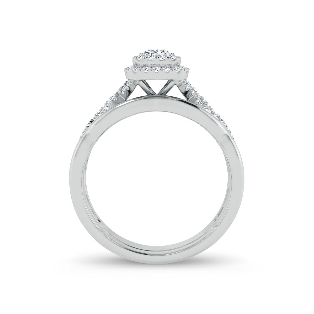 14K 0.33ct Diamond Bridal Ring