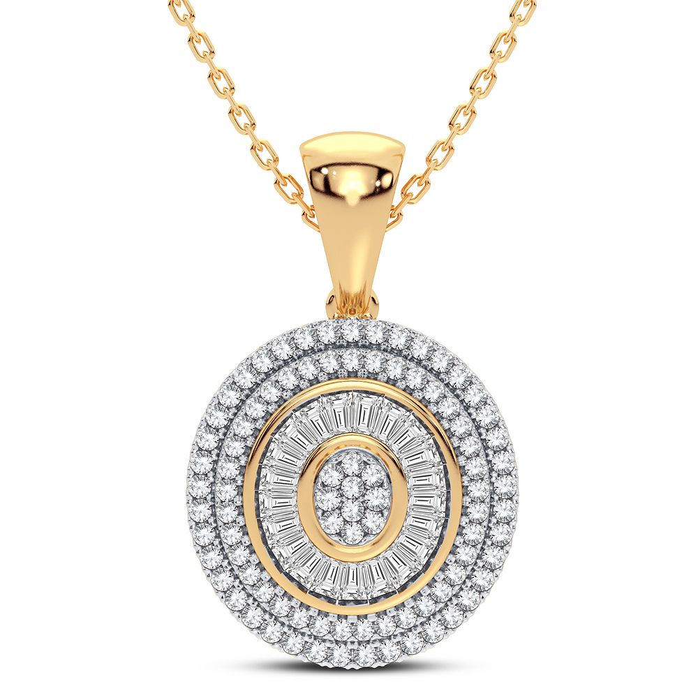 Exquisite 14K 0.40CT DAIMOND PENDANT