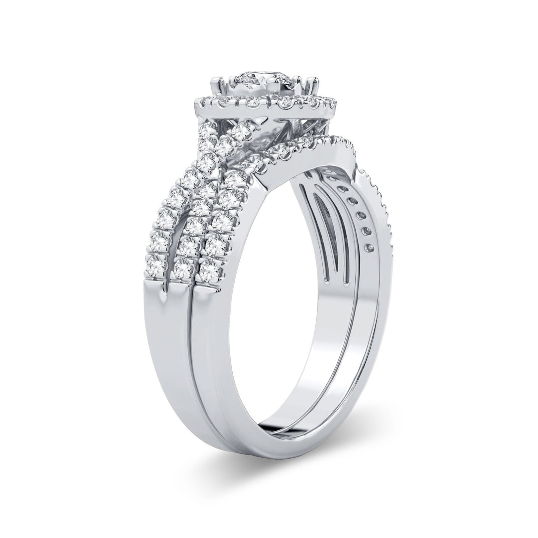 14K 0.75CT Diamond Bridal Ring