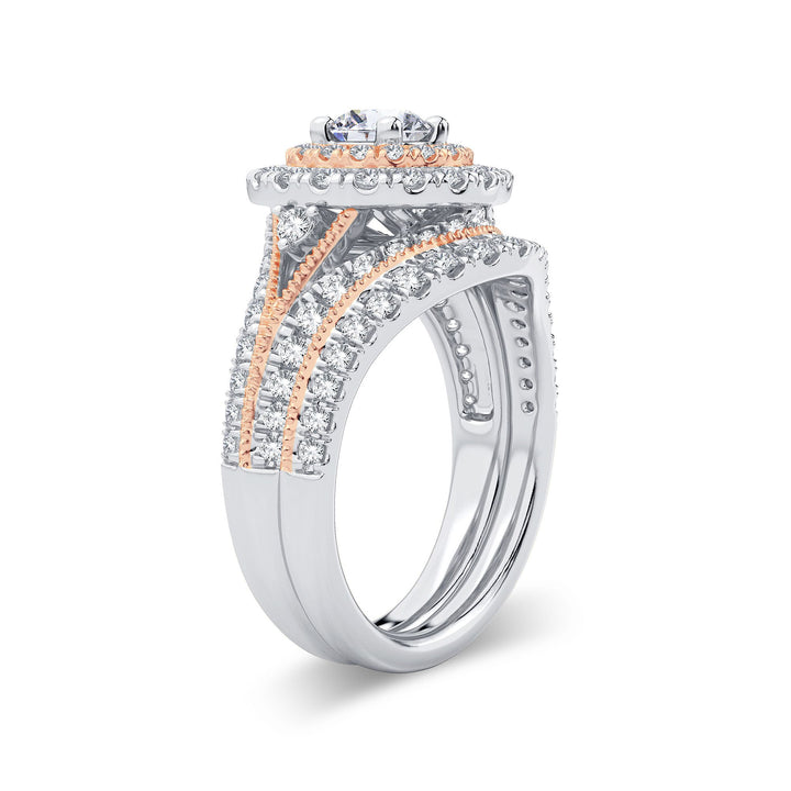 14K 2.00ct Diamond Bridal Ring