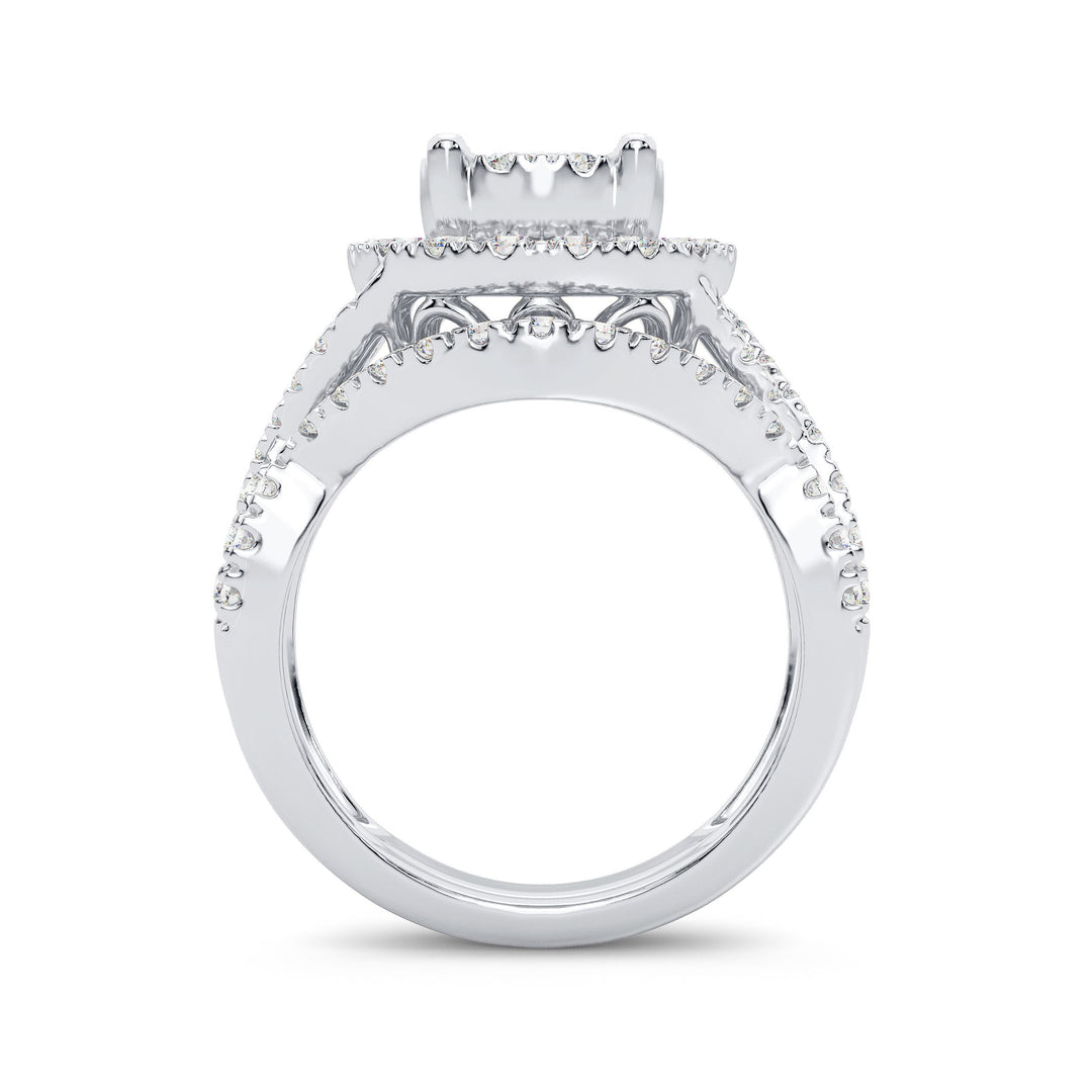 14K 1.50ct Diamond Bridal Ring