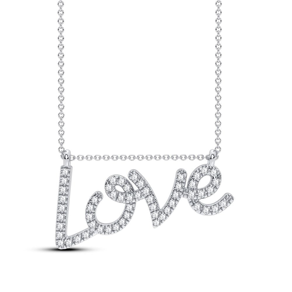 Dazzling 10K 0.13CT Diamond Necklace