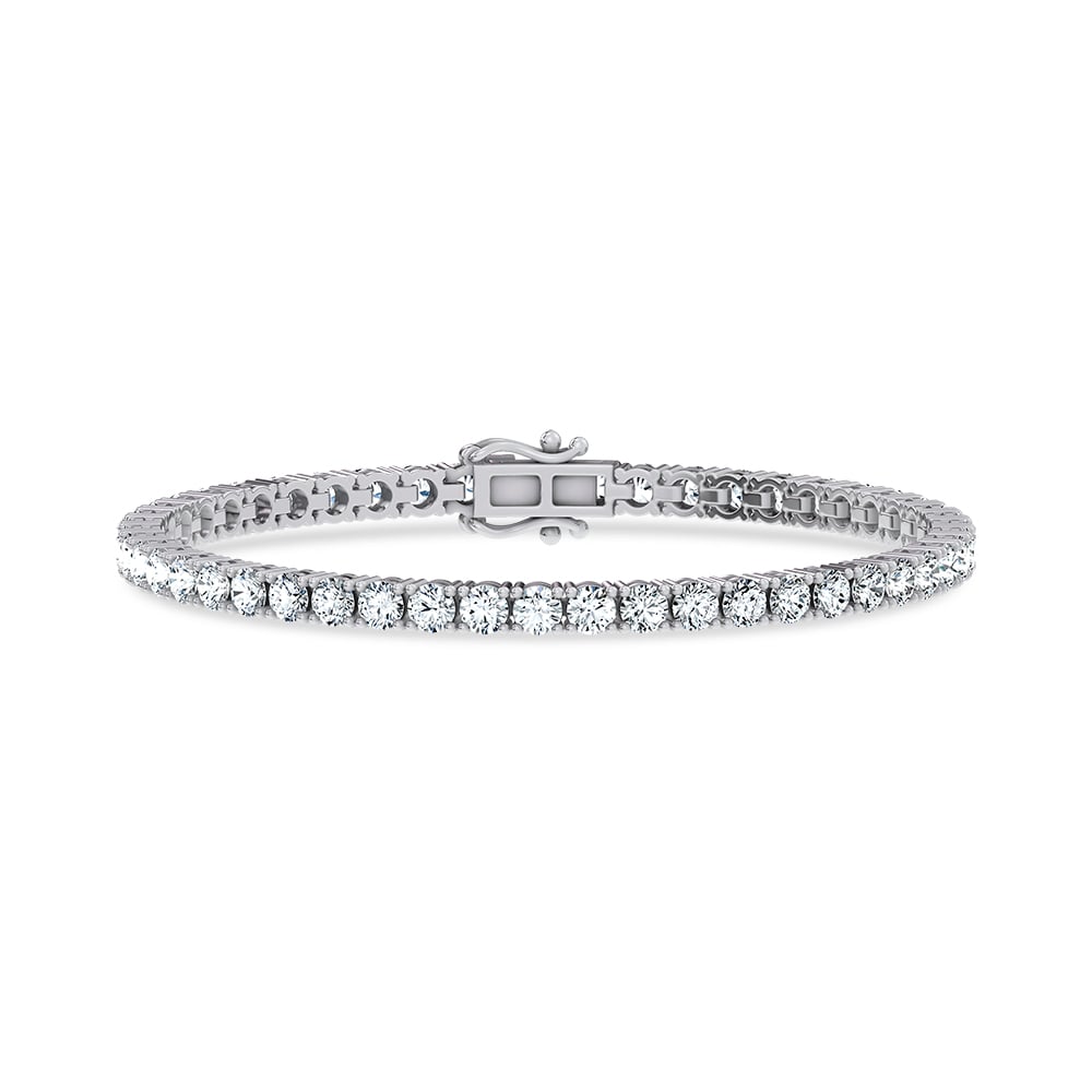 14K 7.04CT Lab Grown DIAMOND BRACELET