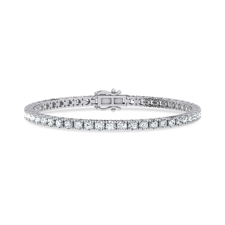 14K 7.04CT Lab Grown DIAMOND BRACELET