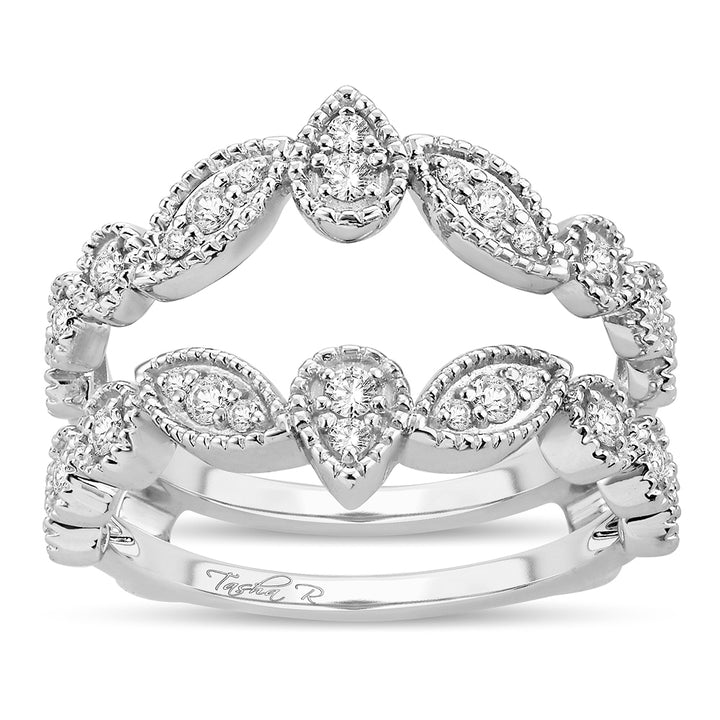 14K 0.33CT Diamond RING GUARD