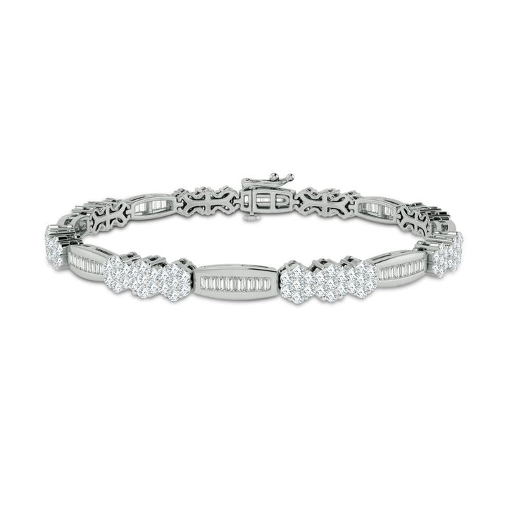 10K 2.90ct Diamond Bracelet